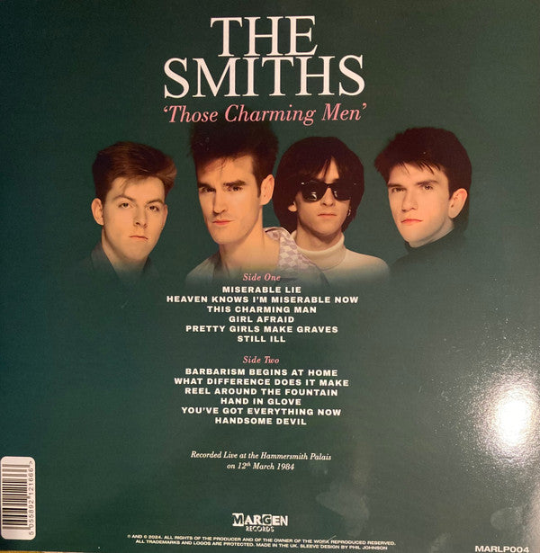 The Smiths. Those Charming Men ( Green Vinyl ) Release Date 22nd May Pre Order Now ! - Ad-Astra Records