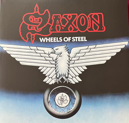 Saxon. Wheels Of Steel  Record Store Day, Expanded, 45th Anniversary , Double Red & Blue Vinyl