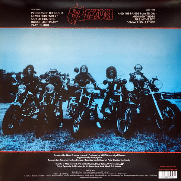 Saxon. Denim And Leather ( Coloured Vinyl Ltd Edition )