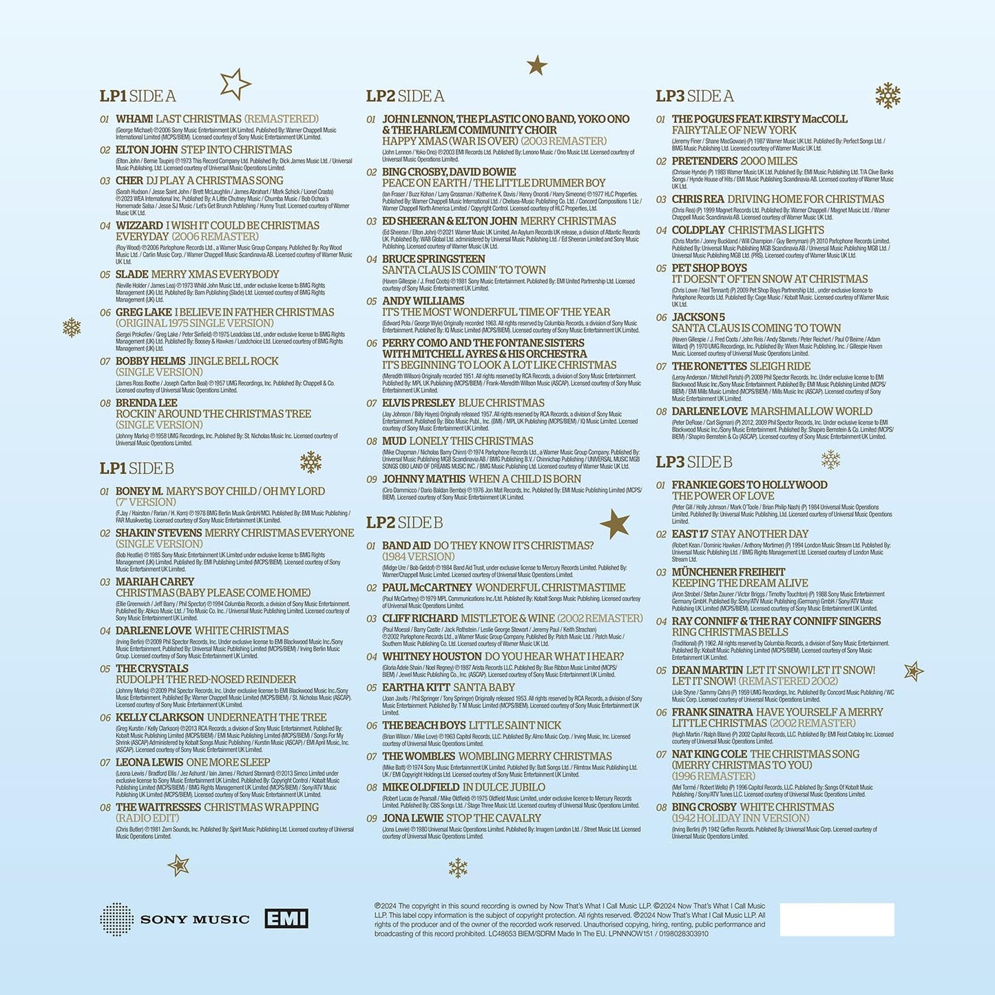 Various Artists : NOW That's What I Call Christmas ( Triple Green Vinyl )