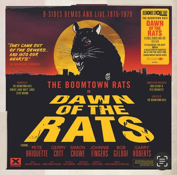 The Boomtown Rats. The Boomtown Rats in 'Dawn Of The Rats' (Demos, B-Sides And Live 1975-1979 Green Vinyl) ) VG+VG+