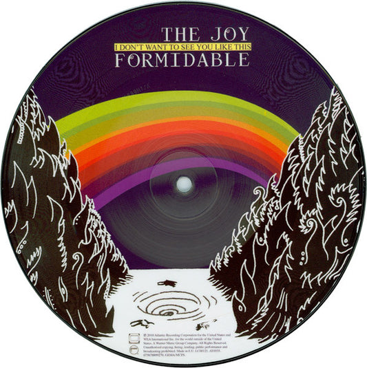 The Joy Formidable. I Don't Want To See You Like This ( 7", 45 RPM, Single, Picture Disc ) VG+VG
