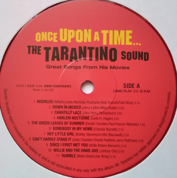 Tarantino Sound＜限定Red Vinyl＞新品 未開封 Various. Once Upon A Time The Tarantino Sound (Great Songs From