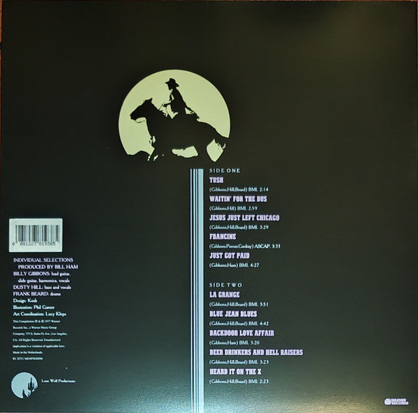 ZZ Top. The Best Of ( Ltd Edition Blue Jean Vinyl ) - Ad-Astra Records