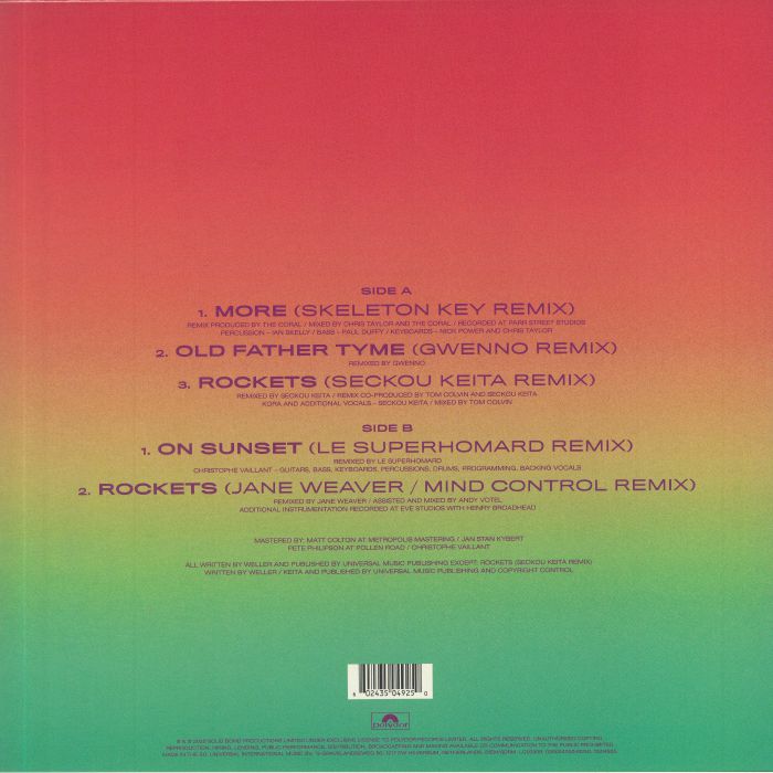 Paul Weller. On Sunset ( Remixes Limited 12 " )