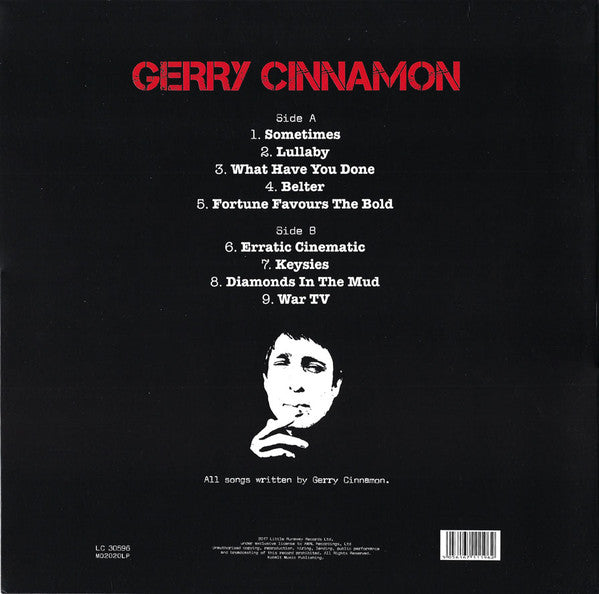 Gerry Cinnamon. Erratic Cinematic ( Ltd Edition Red Vinyl ) VG+VG+
