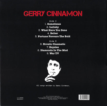 Gerry Cinnamon. Erratic Cinematic ( Ltd Edition Red Vinyl ) VG+VG+
