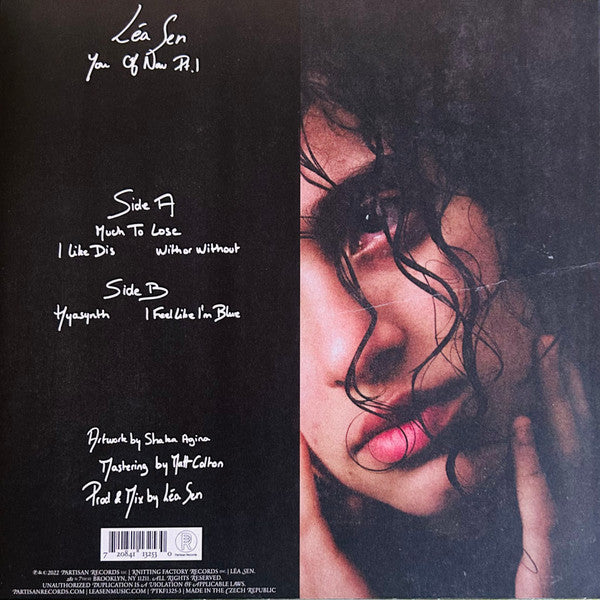 Léa Sen. You Of Now Pt.1 ( Vinyl, 12", 45 RPM, EP, Blue Transparent ) VG+VG+