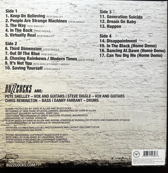 Buzzcocks. The Way ( Re Issue Double Clear Vinyl ) - Ad-Astra Records