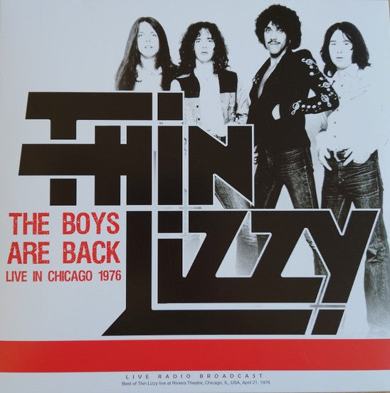 Thin Lizzy. The Boys Are Back (Live In Chicago 1976) Release Date 24th July