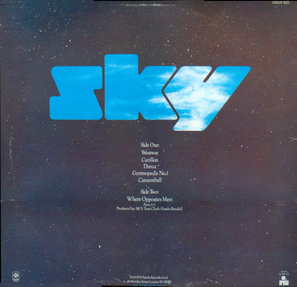 Sky. Sky VG+VG - Ad-Astra Records