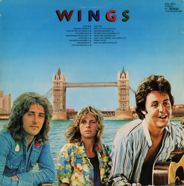 Wings. London Town ( + Poster  ) VG+VG