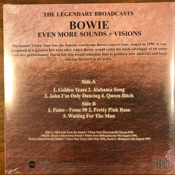 David Bowie. Even More Sounds + Visions (The Legendary Broadcasts) - Ad-Astra Records