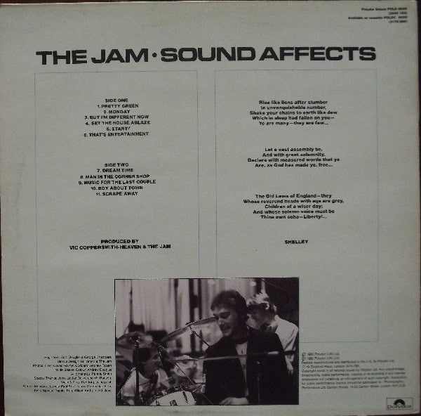 The Jam. Sound Affects VG VG - Ad-Astra Records