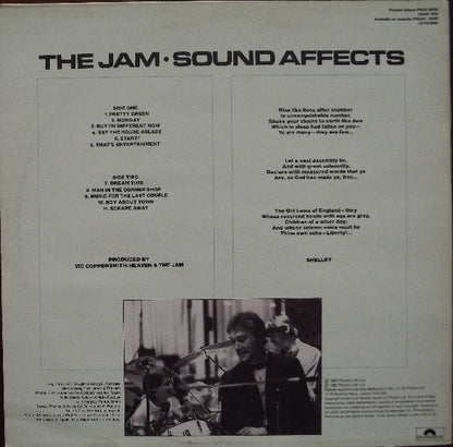The Jam. Sound Affects VG VG - Ad-Astra Records