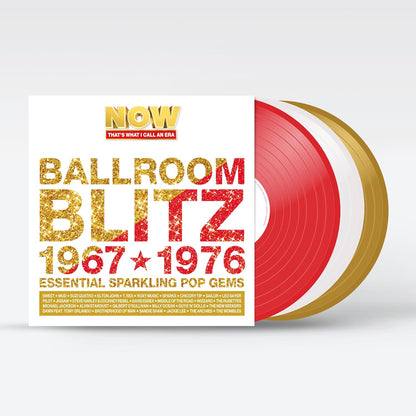 Various. NOW That's What I Call an Era - Ballroom Blitz ( Triple Coloured Vinyl ) Release Date 13th November - Ad-Astra Records