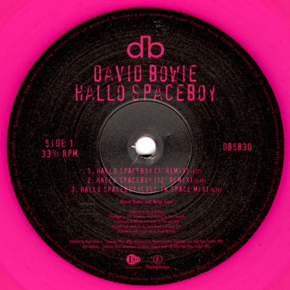 David Bowie. Hallo Spaceboy ( 12", 33 ⅓ RPM, EP, Record Store Day, Limited Edition, Reissue, Neon Pink, 30th Anniversary ) - Ad-Astra Records