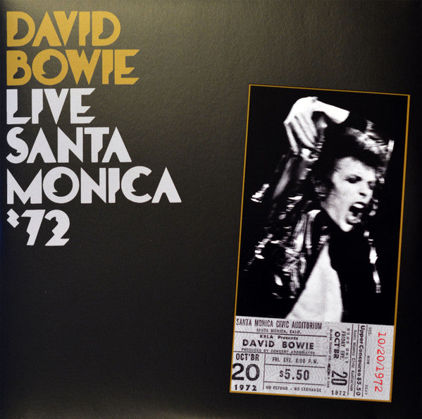 David Bowie.  Live Santa Monica '72 ( Double  Re Issue )