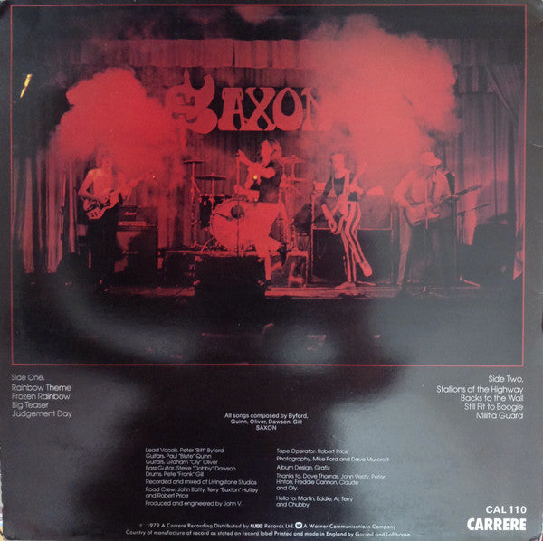 Saxon. Saxon VG+VG