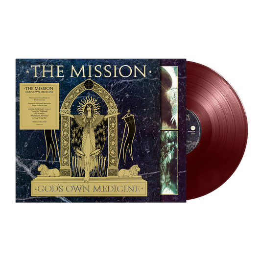 The Mission. God's Own Medicine ( Oxblood Red Vinyl ) Release Date 30th October