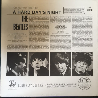 The Beatles. A Hard Day's Night ( Stereo Re Issue ) VG+VG