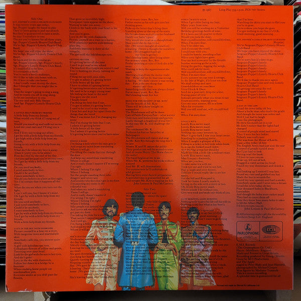 The Beatles. Sgt Peppers Lonely Hearts Club Band ( Stereo, Album, Reissue ) VG+VG