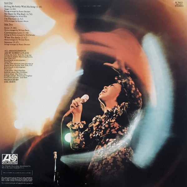 Roberta Flack. Killing Me Softly VG+VG - Ad-Astra Records