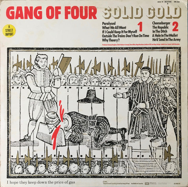Gang Of Four. Solid Gold VG+VG