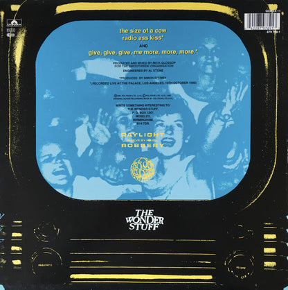 The Wonder Stuff. The Size Of A Cow 12" 45rpm EP VG+ VG