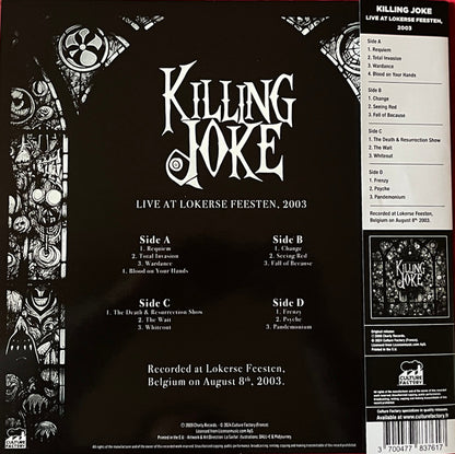 Killing Joke. Live At Lokerse Feesten, 2003 ( Album, Record Store Day, Deluxe Edition, Limited Edition, Reissue )
