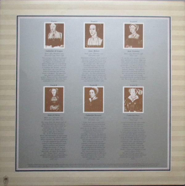 Rick Wakeman. The Six Wives Of Henry VIII ( Gatefold ) VG VG