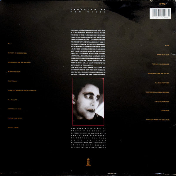 Tom Waits. Franks Wild Years ( Gatefold ) VG+VG - Ad-Astra Records