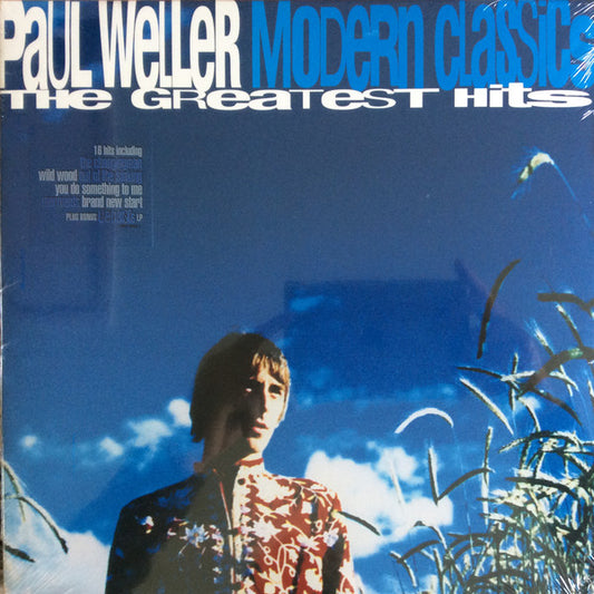 Paul Weller. Modern Classics ( The Greatest Hits ) Gatefold sleeve includes Bonus Live LP and insert. EX EX
