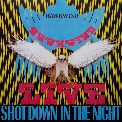 Hawkwind. Live - Shot Down In The Night ( 10", 45 RPM, EP, Reissue, Yellow Vinyl )