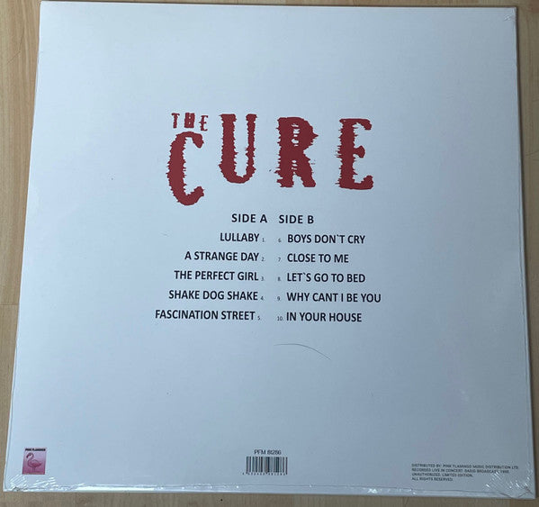 The Cure.  Live 1990 ( Red Vinyl ) - Ad-Astra Records