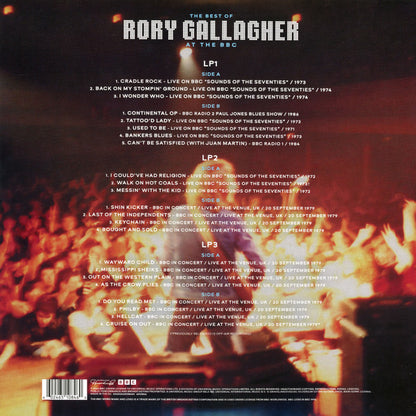 Rory Gallagher. The Best Of Rory Gallagher At The BBC (  3 × Vinyl, LP, Compilation ) VG+VG+