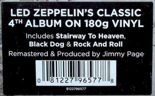 Led Zeppelin. IV ( 180g Re Mastered ) - Ad-Astra Records