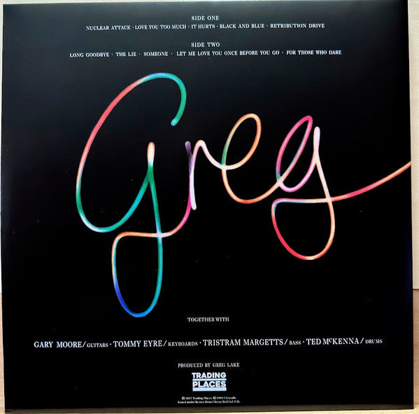 Greg Lake. Greg Lake (  Remastered, Stereo, 180 gram, Gatefold ) - Ad-Astra Records