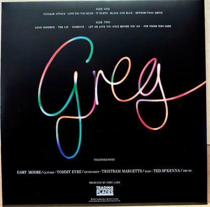 Greg Lake. Greg Lake (  Remastered, Stereo, 180 gram, Gatefold ) - Ad-Astra Records