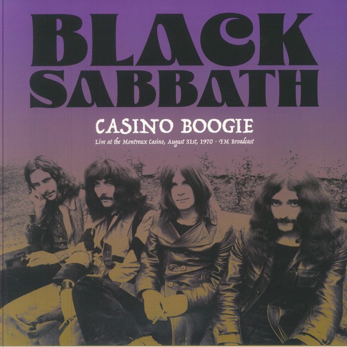 Black Sabbath. Casino Boogie  Live At The Montreux Casino, August 31st, 1970 (  "Limited Splatter Vinyl Edition of 300" )