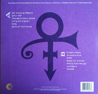 Prince. Rock Over Germany Festival' Luneberg, Germany 3rd September 1993. ( Yellow Vinyl ) - Ad-Astra Records