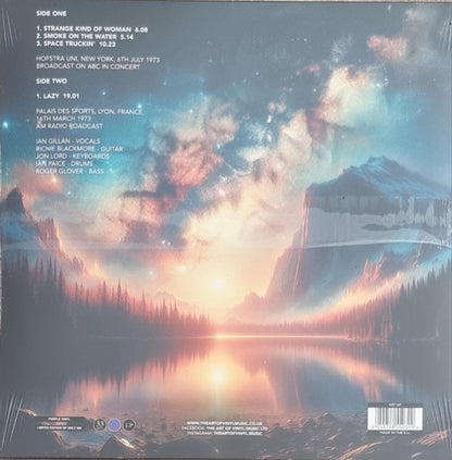 Deep Purple. Live 1973 ( Purple Vinyl ) - Ad-Astra Records