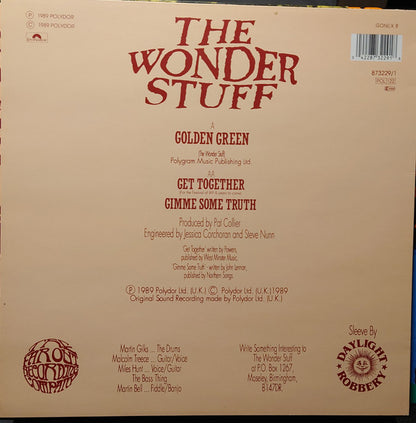 The Wonder Stuff. Golden Green 12"45rpm VG+ VG+