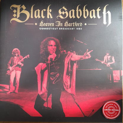 Black Sabbath.  Heaven In Hartford (Connecticut Broadcast 1980) Double Ltd Edition Purple Vinyl