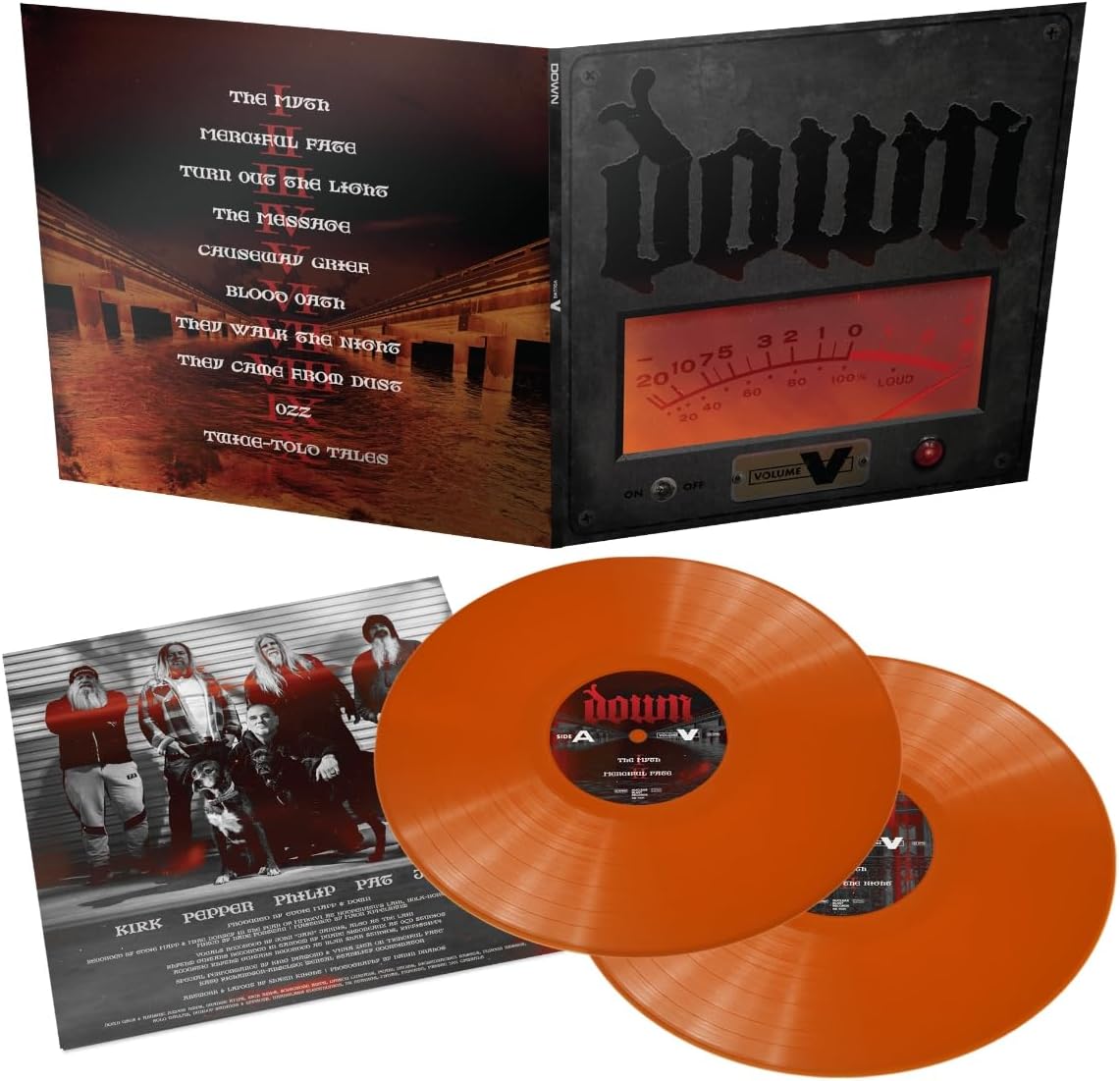 Down. Volume V ( Double Transparent Orange Vinyl ) Release Date 20th November