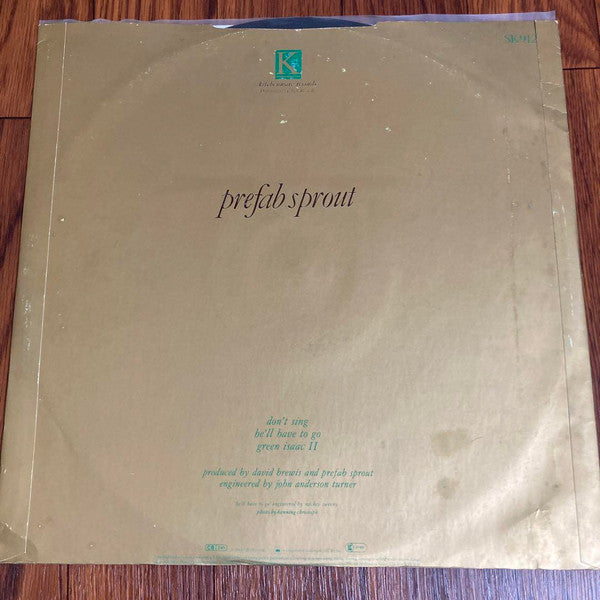 Prefab Sprout. Don't Sing 12", 45 RPM, Single VG+VG - Ad-Astra Records