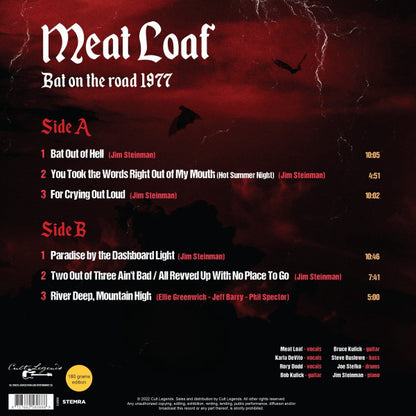 Meat Loaf. Bat On The Road 1977 ( 180g )
