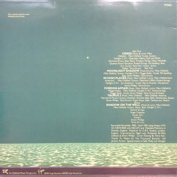 Mike Oldfield. Crises VG+VG