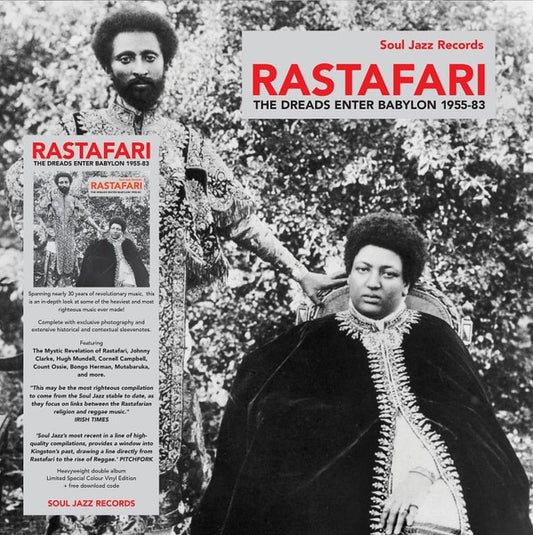Various. Rastafari (The Dreads Enter Babylon 1955-83) Double Ltd Edition Blue Vinyl VG+VG+