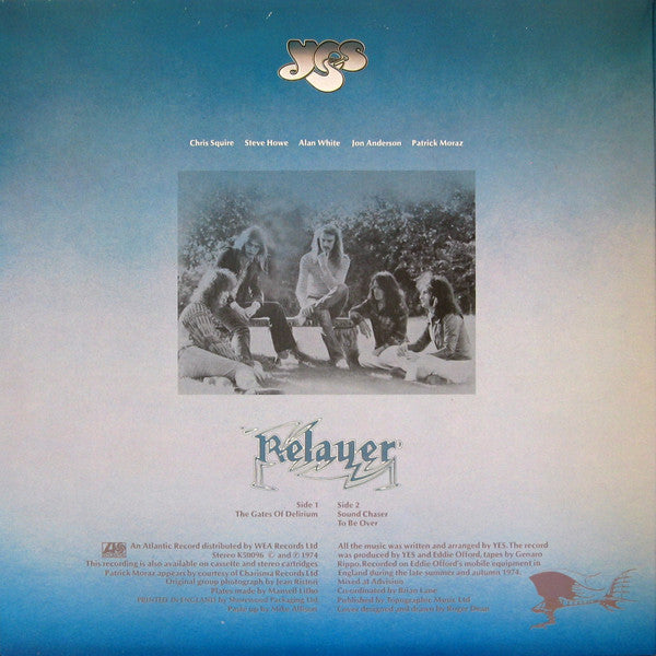Yes. Relayer ( Gatefold PECKO, PORKY ) VG+VG - Ad-Astra Records